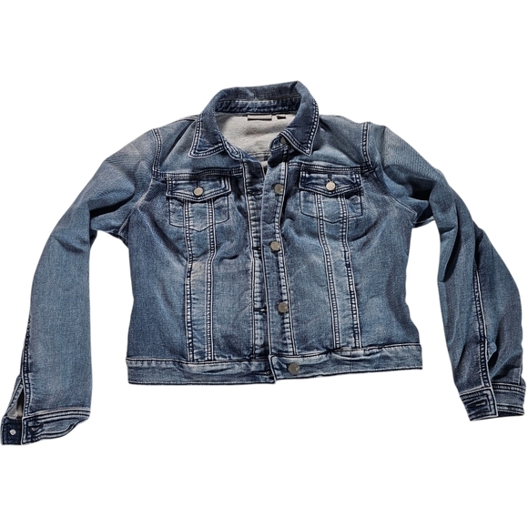 Very Good Condition New York And Company Woman’s Denim Jean Jacket Size M - Picture 3 of 7